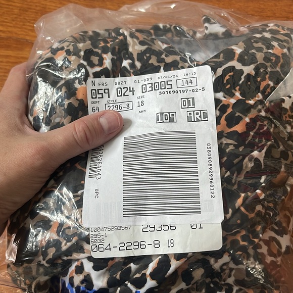 Swimsuits for all tankini size 18 leopard print - Picture 4 of 4